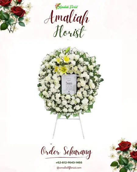 Krans Bunga Duka Pusparaja